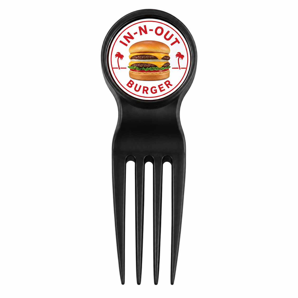 Fork Ball Divot Repair With Ball Marker