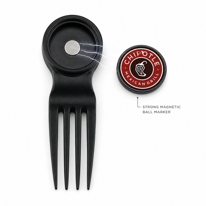 Fork Ball Divot Repair With Ball Marker